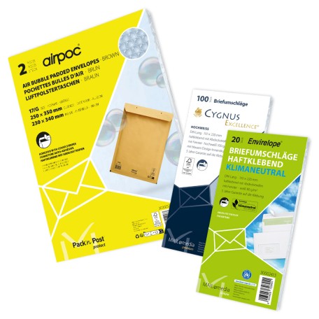 Kleinpackungen Briefumschläge und Versandtaschen