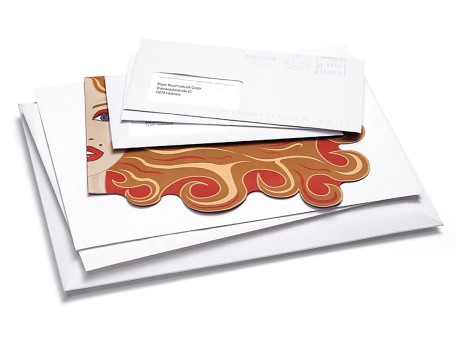 Kuvertierhüllen Recycling weiß