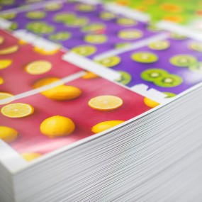 Bedruckte Bogen Bogenoffset Druck