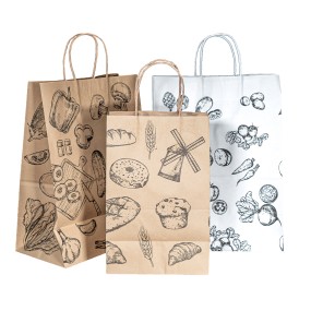 Papiertragetaschen mit Druck