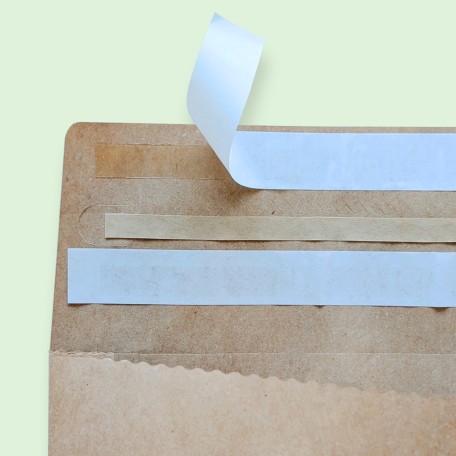 E-Commerce Versandtasche aus Papier mit doppeltem Haftklebestreifen